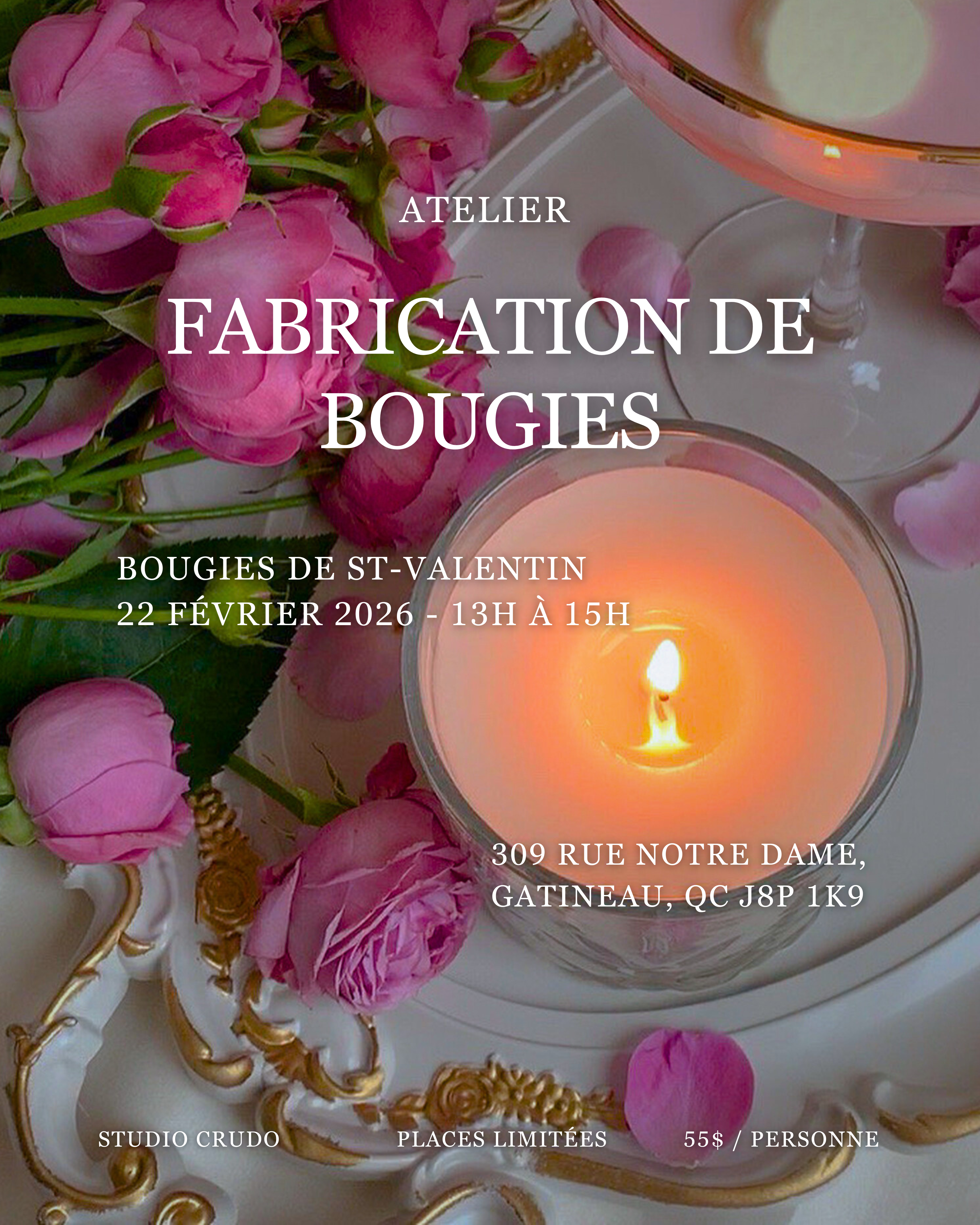 Atelier de fabrication de bougies - 22 Février 13h à 15h