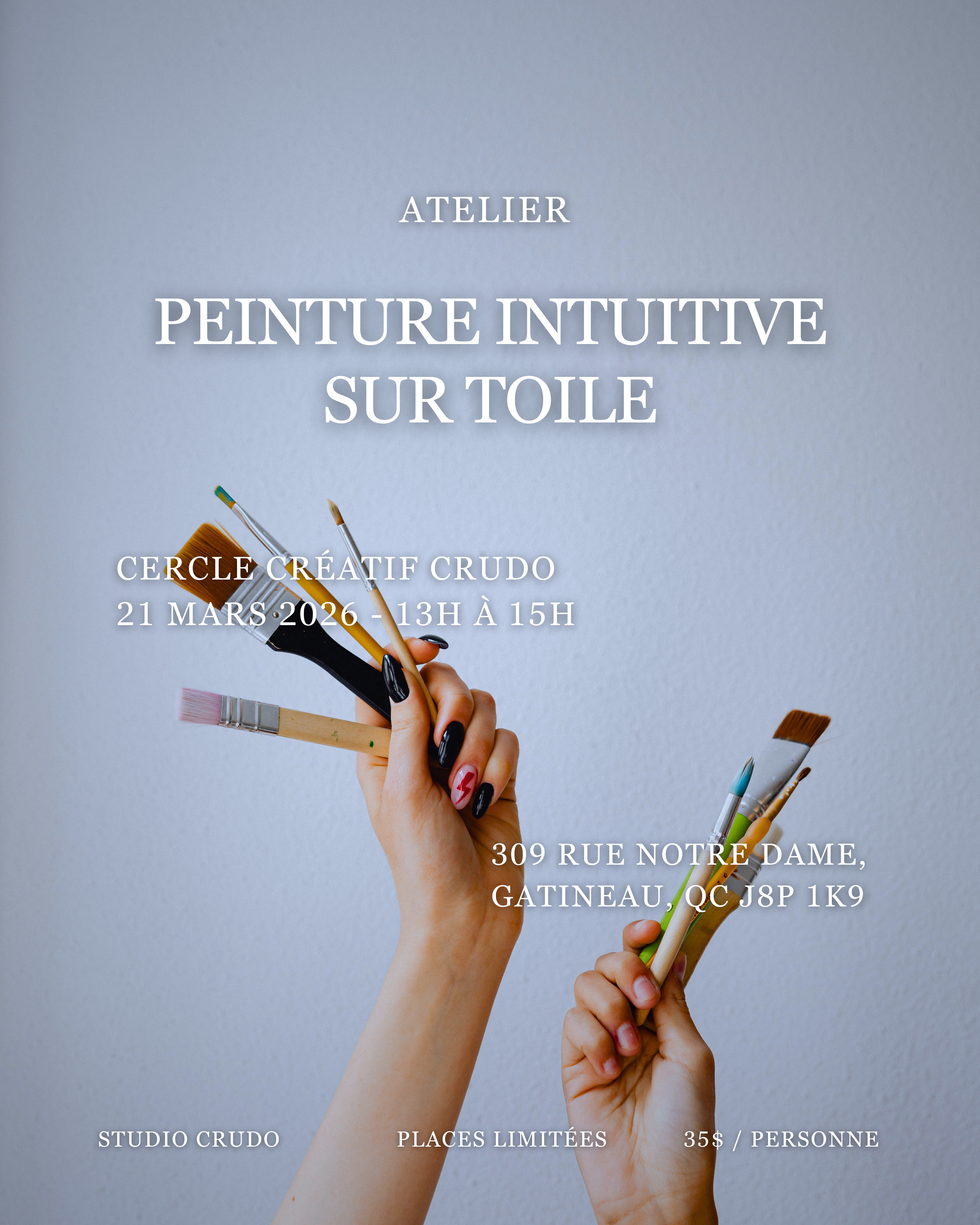 Atelier de peinture intuitive - 21 Mars 13h à 15h