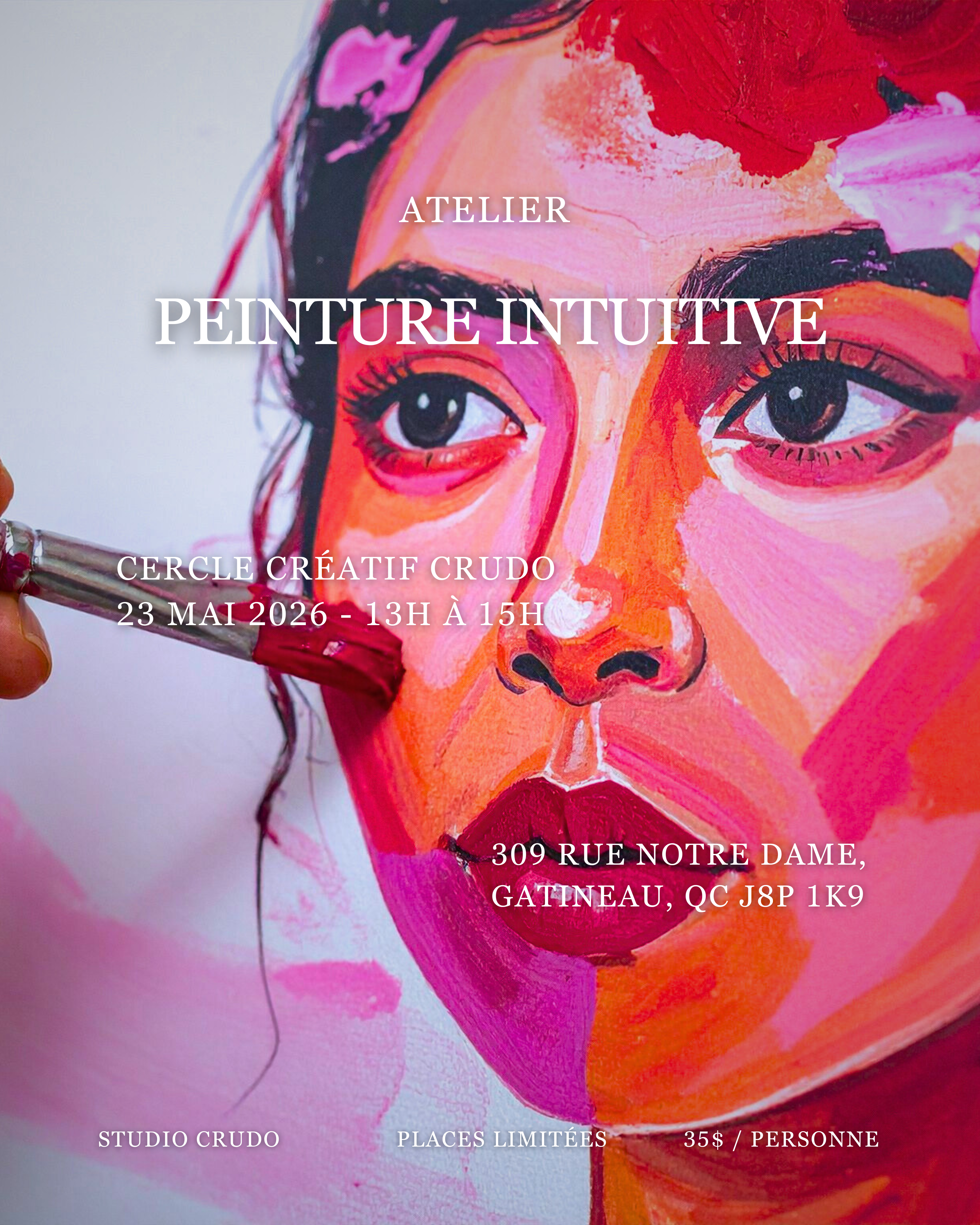 Atelier de peinture intuitive - 23 Mai 13h à 15h