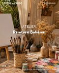 Atelier de peinture intuitive Bohème - 16 Août 13h à 15h